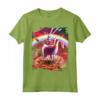 Laser Eyes Outer Space Robot Riding Llama Unicorn Maglietta - Fantascienza e Unicorno - Regalo Perfetto per Amico
