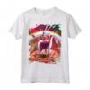Laser Eyes Outer Space Robot Riding Llama Unicorn Maglietta - Fantascienza e Unicorno - Regalo Perfetto per Amico