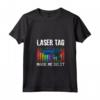 Laser Tag Made Me Do It - Maglietta Laser Tag con Collo a V per Squadre e Giocatori - Ideale per gli Amanti dei Giochi di Strategia