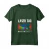 Laser Tag Made Me Do It - Maglietta Laser Tag con Collo a V per Squadre e Giocatori - Ideale per gli Amanti dei Giochi di Strategia