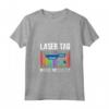 Laser Tag Made Me Do It - Maglietta Laser Tag con Collo a V per Squadre e Giocatori - Ideale per gli Amanti dei Giochi di Strategia