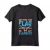 Donna Getting The Flag Is My Cardio Tag Laser Maglietta con Collo a V - Completo Festa Laser Tag per Bambini - Ideale per Compleanni a Tema