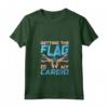 Donna Getting The Flag Is My Cardio Tag Laser Maglietta con Collo a V - Completo Festa Laser Tag per Bambini - Ideale per Compleanni a Tema