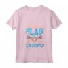Donna Getting The Flag Is My Cardio Tag Laser Maglietta con Collo a V - Completo Festa Laser Tag per Bambini - Ideale per Compleanni a Tema