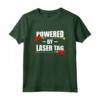 Maglietta Laser Tag Powered By Lasertag - Abbigliamento per Feste di Laser Tag - Ideale per Squadre