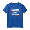 Maglietta Laser Tag Powered By Lasertag - Abbigliamento per Feste di Laser Tag - Ideale per Squadre
