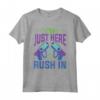 I’m Just Here To Rush In Tag Laser Maglietta - Completo Festa Laser Tag per Bambini - Ideale per Compleanni a Tema