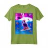 Laser Eyes Space Cat Riding On Surfing Llama Unicorn - Maglietta divertente e originale per amanti degli animali strambi - Acquista online!