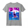 Laser Eyes Space Cat Riding On Surfing Llama Unicorn - Maglietta divertente e originale per amanti degli animali strambi - Acquista online!