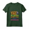 Donna Laser Tag Player Respawn Tag Maglietta con Collo a V - Completo Festa per Bambini a Tema Laser Tag - Ideale per Compleanno