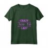 Donna Crazy Laser Tag Lady Squadra di Laser Tag Indoor Maglietta con Collo a V - Ideale per Feste di Compleanno