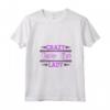 Donna Crazy Laser Tag Lady Squadra di Laser Tag Indoor Maglietta con Collo a V - Ideale per Feste di Compleanno