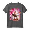 Laser Eyes Space Cat Riding Dog And Dinosaur - Maglietta Divertente per Amanti degli Animali - Acquista Online