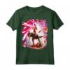 Laser Eyes Space Cat Riding Dog And Dinosaur - Maglietta Divertente per Amanti degli Animali - Acquista Online