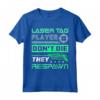 Lasertag Suit Laser Game - Laser Tag Party Maglietta - Costume Compleanno con Scritta Laser Tag Player Respawn
