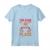 Donna The Base Is My Happy Place Tag Laser Maglietta con Collo a V - Completo da festa Laser Tag per Bambini - Abbigliamento per Guerrieri del Laser Tag Indoor