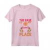 Donna The Base Is My Happy Place Tag Laser Maglietta con Collo a V - Completo da festa Laser Tag per Bambini - Abbigliamento per Guerrieri del Laser Tag Indoor
