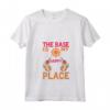 Donna The Base Is My Happy Place Tag Laser Maglietta con Collo a V - Completo da festa Laser Tag per Bambini - Abbigliamento per Guerrieri del Laser Tag Indoor