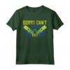 Sorry Can't - Laser Tag Bye Maglietta - Completo da festa per Bambini a Tema Laser Tag - Ideale per Compleanni