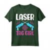 Giocatore Ragazza Laser Tag Maglietta - Design per gli Amanti del Gioco - Laser Tag Girl Player