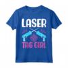 Giocatore Ragazza Laser Tag Maglietta - Design per gli Amanti del Gioco - Laser Tag Girl Player
