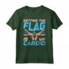 Getting The Flag Is My Cardio - Tag Laser Maglietta per Compleanno a Tema Laser Tag - Ideale per Bambini e Bambine