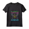 Donna I Can’t I Have Plans In The Arena - Completo da Festa Laser Tag per Bambini - T-shirt Collo a V Tema Laser Tag - Ideale per Feste di Compleanno