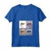 Donna Pistole Laser Tag Grafiche - Set di 4 Squadre per Maglietta con Collo a V - Ideale per Feste di Compleanno