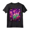 Camicie con gatto per donne Laser Eye Cats in Space T rex Maglietta - Regalo Unico per Amanti dei Gatti e Dinosauri