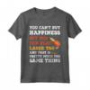 T-shirt Laser Tag - You Can't Buy Happiness Maglietta - Ideale per Feste di Compleanno a Tema Laser