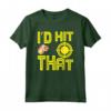 I’d Hit That Tag Laser Maglietta - Completo da Festa per Bambino e Bambina a Tema Laser Tag - Ideale per Compleanno