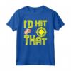 I’d Hit That Tag Laser Maglietta - Completo da Festa per Bambino e Bambina a Tema Laser Tag - Ideale per Compleanno