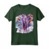 Laser Eyes Space-Alien Riding Alpaca Unicorn Maglietta - T-shirt Spaziale Fantascientifica con Unicorni e Alpache - Acquista Online