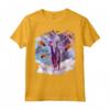 Laser Eyes Space-Alien Riding Alpaca Unicorn Maglietta - T-shirt Spaziale Fantascientifica con Unicorni e Alpache - Acquista Online