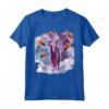 Laser Eyes Space-Alien Riding Alpaca Unicorn Maglietta - T-shirt Spaziale Fantascientifica con Unicorni e Alpache - Acquista Online