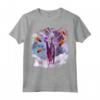 Laser Eyes Space-Alien Riding Alpaca Unicorn Maglietta - T-shirt Spaziale Fantascientifica con Unicorni e Alpache - Acquista Online