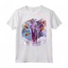 Laser Eyes Space-Alien Riding Alpaca Unicorn Maglietta - T-shirt Spaziale Fantascientifica con Unicorni e Alpache - Acquista Online
