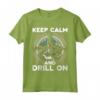 Keep Calm and Drill On - Maglietta Operaio di Perforazione Petrolifera - Ideale per Lavoratori delle Piattaforme Petrolifere