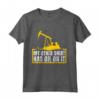 L'altra Mia Maglietta - Lavoratore del Giacimento Petrolifero sulla Piattaforma - Ideale per la Festa del Papà e Regali Originali per Roughneck