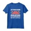 Muratore Operaio Lavoro - Mastro Muratore Edilizia Maglietta - Regalo Personalizzato per Operatori Edili