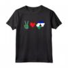 Peace Love Lesotho - Mappa Bandiera Lesotho Pride Radici Maglietta - Ideale per Uomini e Donne