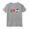 Peace Love Lesotho - Mappa Bandiera Lesotho Pride Radici Maglietta - Ideale per Uomini e Donne