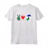 Peace Love Lesotho - Mappa Bandiera Lesotho Pride Radici Maglietta - Ideale per Uomini e Donne