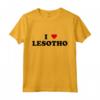 Country Heart Pride - Divertente I Love Lesotho Maglietta - Ideale per Mostrare l'Amore per il Lesotho durante le Vacanze