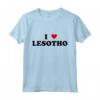 Country Heart Pride - Divertente I Love Lesotho Maglietta - Ideale per Mostrare l'Amore per il Lesotho durante le Vacanze