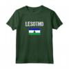 Lesotho Bandiera Basotho - Maglietta Leggera con Taglio Classico - Ideale per Mostrare l'Orgoglio Basotho