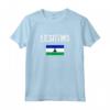 Lesotho Bandiera Basotho - Maglietta Leggera con Taglio Classico - Ideale per Mostrare l'Orgoglio Basotho