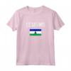 Lesotho Bandiera Basotho - Maglietta Leggera con Taglio Classico - Ideale per Mostrare l'Orgoglio Basotho