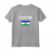 Lesotho Bandiera Basotho - Maglietta Leggera con Taglio Classico - Ideale per Mostrare l'Orgoglio Basotho
