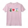 Pace, Amore, Lesotho - Bandiera Lesotho Pride Radici Maglietta - Ideale per Uomini e Donne